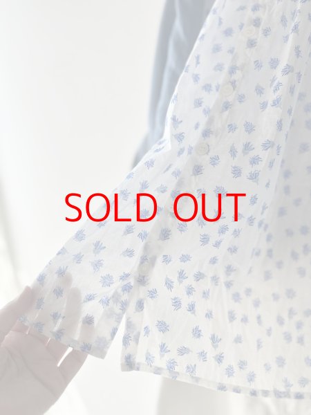 画像3: grin floraシアープリント リンクルシャツ (3)