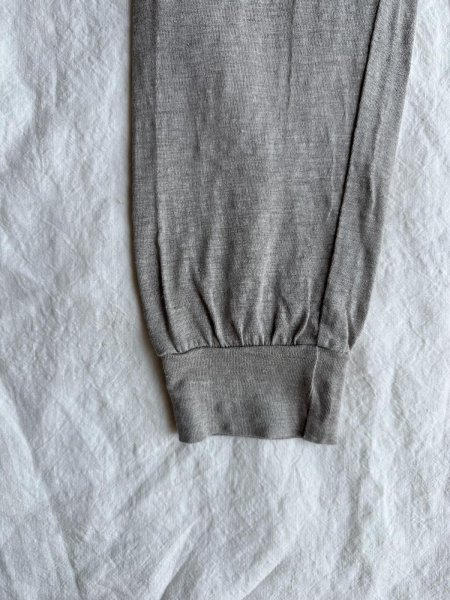 画像6: prit 40/1ヨーロッパリネン天竺 裾切替レギンス (6)