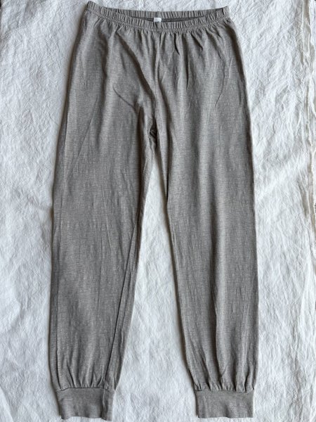 画像4: prit 40/1ヨーロッパリネン天竺 裾切替レギンス (4)