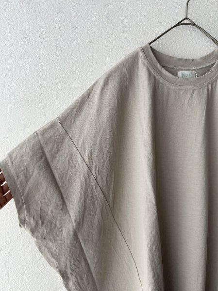 画像5: NATURAL LAUNDRY ライト度詰天竺 ワイドドルマンTシャツ (5)