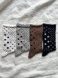 画像4: prit パッチワークドットソックス【3足までクリックポスト(185円) 】 (4)