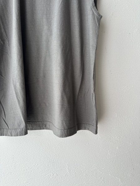 画像7: prit 30/1リサイクルムラ糸天竺 ノースリーブフレアプルオーバー【クリックポスト（185円）発送可能】 (7)