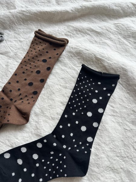 画像3: prit パッチワークドットソックス【3足までクリックポスト(185円) 】 (3)