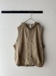 画像8: prit 30/1綿麻ローン フーディベスト (8)