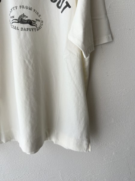 画像8: NATURAL LAUNDRY 硫化染め天竺 ランダバウトプリント半袖T【クリックポスト（185円）発送可能】 (8)