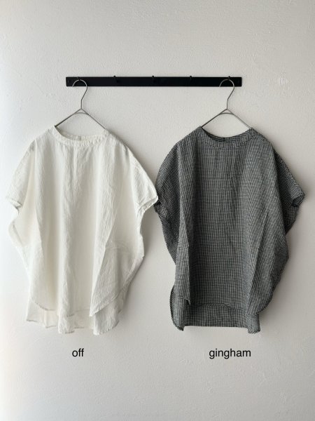 画像2: prit 綿麻平織 スリーブレスラウンドヘムプルオーバー【クリックポスト（185円）発送可能】 (2)