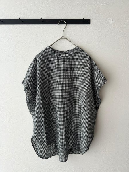 画像3: prit 綿麻平織 スリーブレスラウンドヘムプルオーバー【クリックポスト（185円）発送可能】 (3)