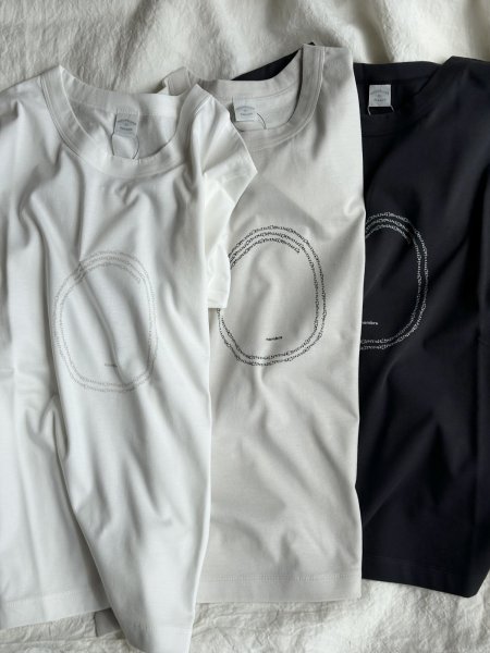 画像1: nouvelles du paradis トロワ天竺 デイリープリントT【クリックポスト（185円）発送可能】 (1)