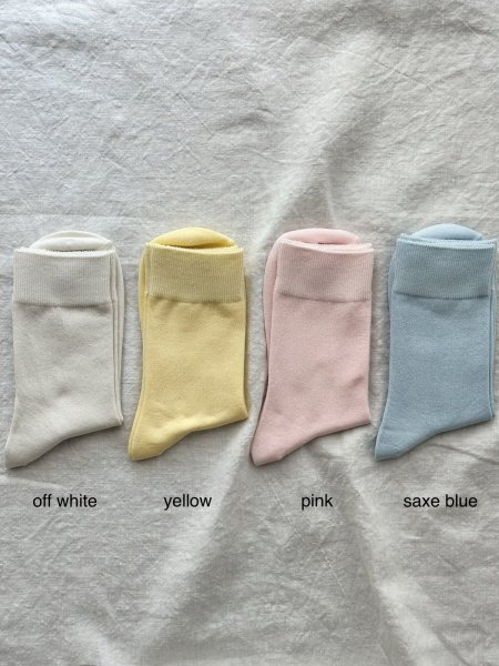画像4: tus+ SILKETE COTTON COLOR SOCKS【３足までクリックポスト可】 (4)