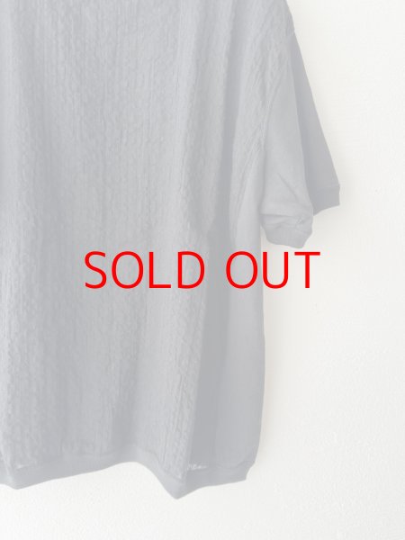 画像12: NATURAL LAUNDRY リネンサッカーストライプ T【クリックポスト（185円）発送可能】 (12)