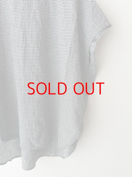 画像5: *sale30%off* prit 綿麻平織 スリーブレスラウンドヘムプルオーバー【クリックポスト（185円）発送可能】 (5)