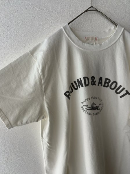 画像7: NATURAL LAUNDRY 硫化染め天竺 ランダバウトプリント半袖T【クリックポスト（185円）発送可能】 (7)