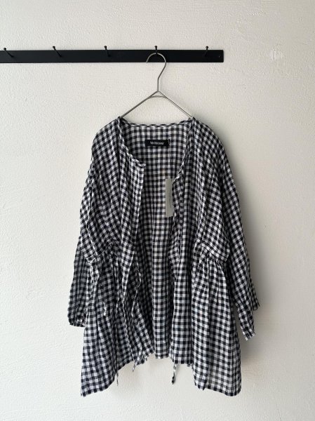 画像8: Véritécoeur ギンガムチェックカシュクールブラウス (8)