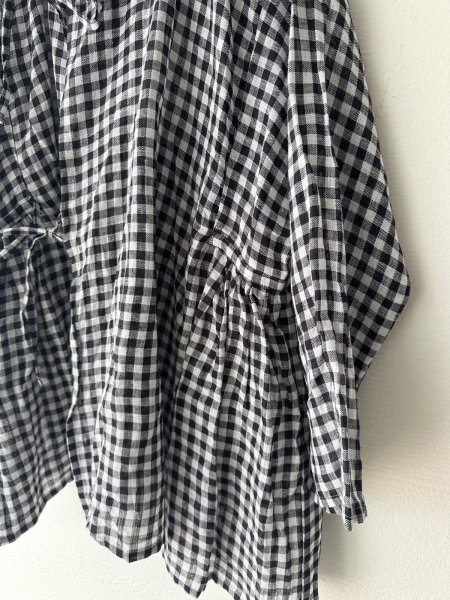 画像6: Véritécoeur ギンガムチェックカシュクールブラウス (6)