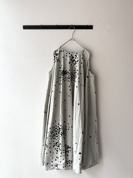 画像1: Veritecoeur ペイント柄サークルワンピース (1)