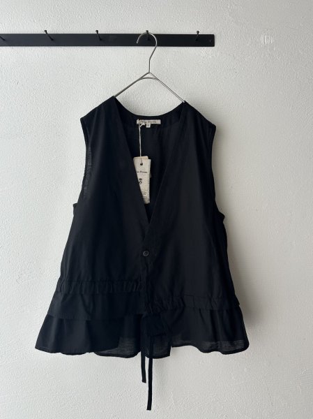 画像1: Vlas Blomme  C/L Voile ティアードジレ (1)