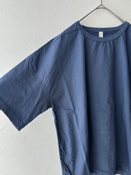 画像7: prit 30/1ハイゲージ天竺 × 80/1 タイプライター 切替５分袖Tシャツ【クリックポスト（185円）発送可能】 (7)