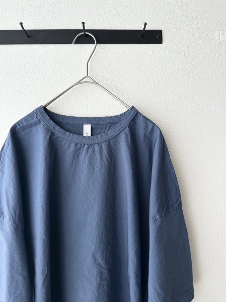 画像5: prit 30/1ハイゲージ天竺 × 80/1 タイプライター 切替５分袖Tシャツ【クリックポスト（185円）発送可能】 (5)