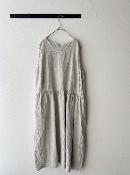 画像8: Vlas Blomme Washed Linen Ramie ノースリーブドレス (8)