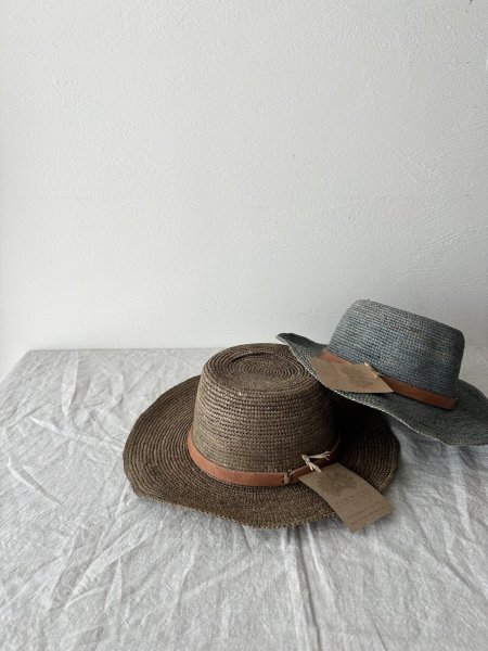 画像1: Made in Mada GASTON ラフィアハット (1)