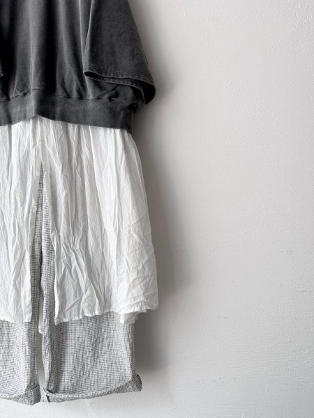 画像9: Véritécoeur Pigment dyeing ミニ裏毛プルオーバー (9)