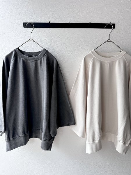 画像1: Véritécoeur Pigment dyeing ミニ裏毛プルオーバー (1)