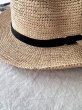 画像9: Made in Mada  ELYA ラフィアハット　 NATURAL 革黒ベルト付 (9)
