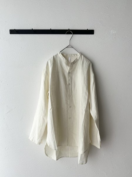 画像3: NATURAL LAUNDRY リネンクロス リネンハナヤシャツ (3)