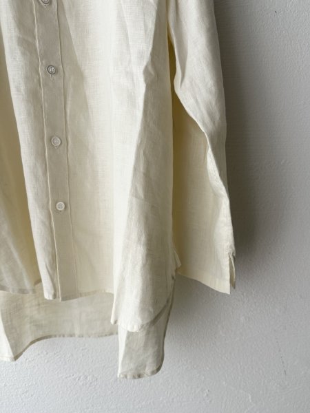 画像7: NATURAL LAUNDRY リネンクロス リネンハナヤシャツ (7)