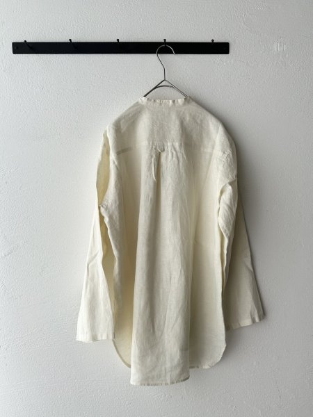 画像8: NATURAL LAUNDRY リネンクロス リネンハナヤシャツ (8)