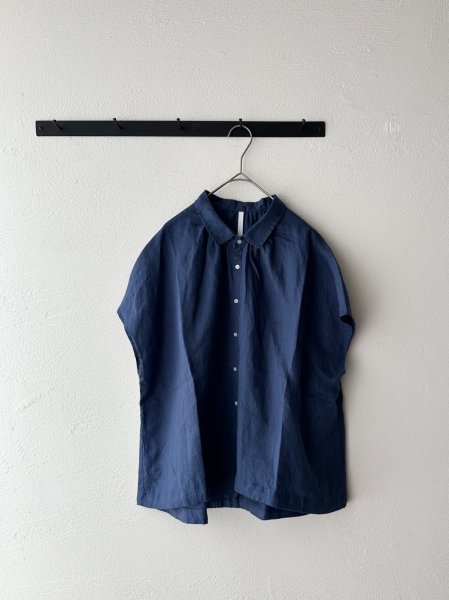 画像3: NATURAL LAUNDRY リネンクロス レイシャツ (3)
