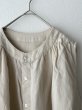 画像4: NATURAL LAUNDRY 40リネン ギャザーノースリ【クリックポスト（185円）発送可能】 (4)