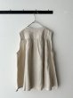 画像7: NATURAL LAUNDRY 40リネン ギャザーノースリ【クリックポスト（185円）発送可能】 (7)