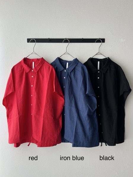 画像2: NATURAL LAUNDRY リネンクロス レイシャツ (2)
