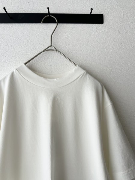 画像4: prit 47/2 スーピマコンパクト天竺 クルーネックボックスTシャツ【クリックポスト（185円）発送可能】 (4)