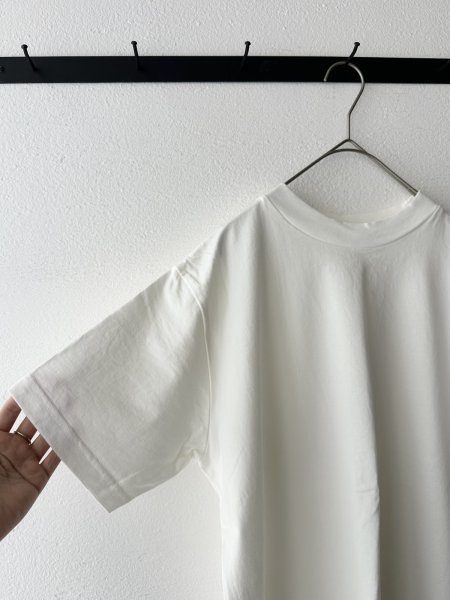 画像5: prit 47/2 スーピマコンパクト天竺 クルーネックボックスTシャツ【クリックポスト（185円）発送可能】 (5)