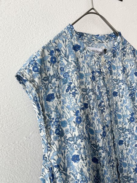 画像5: Véritécoeur LIBERTY PRINT ノースリーブワンピース (5)