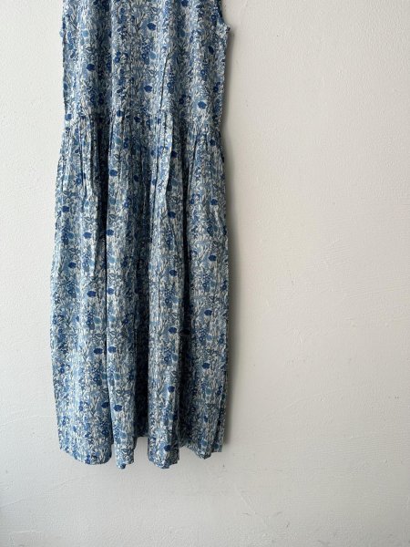 画像4: Véritécoeur LIBERTY PRINT ノースリーブワンピース (4)