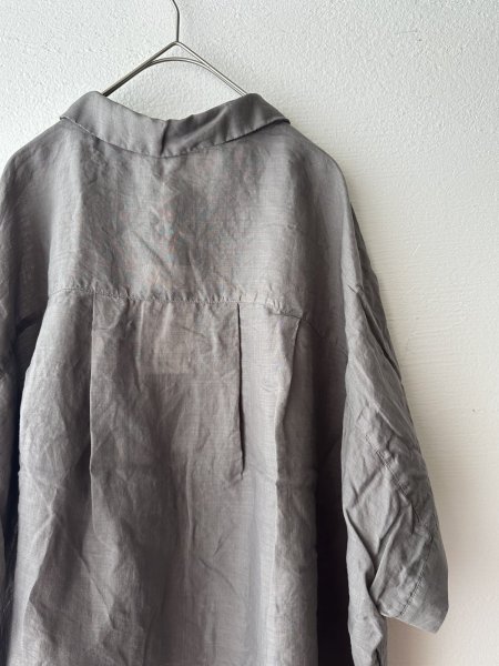 画像10: prit 160/1ラミー ５分袖レギュラービッグシャツ 【クリックポスト（185円）発送可能】 (10)