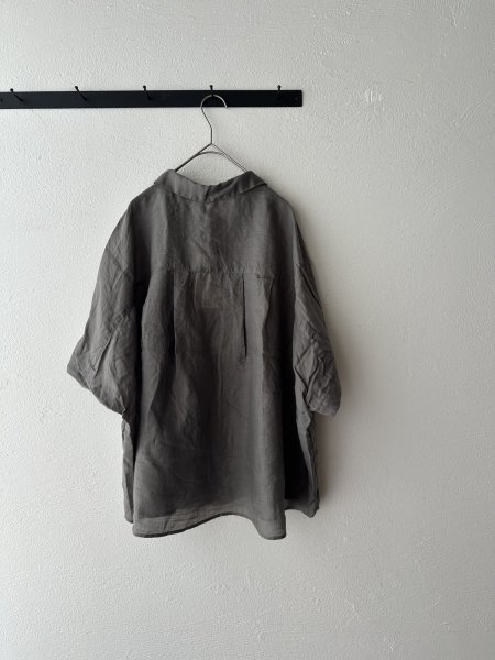 画像9: prit 160/1ラミー ５分袖レギュラービッグシャツ 【クリックポスト（185円）発送可能】 (9)