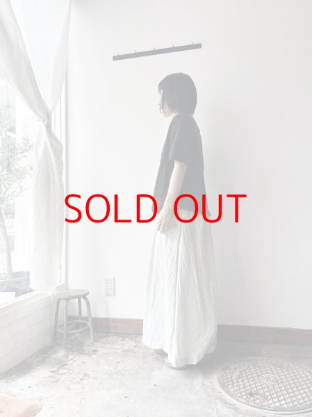 画像3: NATURAL LAUNDRY リネンサッカーストライプ T【クリックポスト（185円）発送可能】 (3)