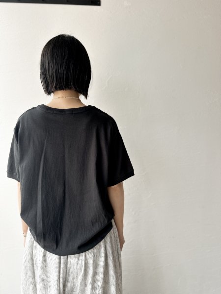 画像6: NATURAL LAUNDRY リネンサッカーストライプ T【クリックポスト（185円）発送可能】 (6)