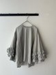 画像3: Gauze# FRILL SLEEVE BLOUSE (3)