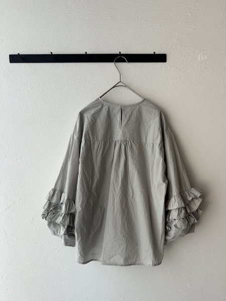 画像5: Gauze# FRILL SLEEVE BLOUSE (5)