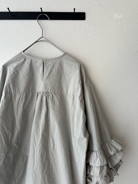 画像6: Gauze# FRILL SLEEVE BLOUSE (6)