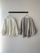 画像1: Gauze# FRILL SLEEVE BLOUSE (1)