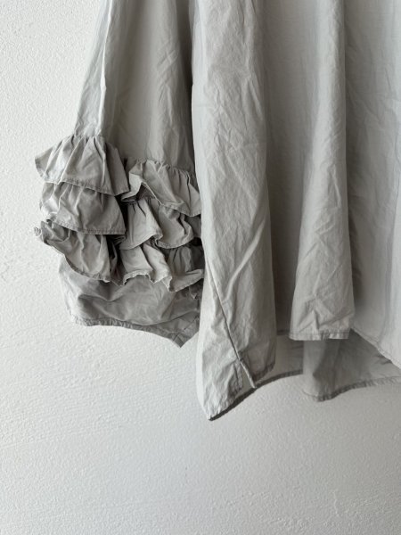 画像4: Gauze# FRILL SLEEVE BLOUSE (4)