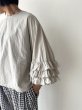 画像3: Gauze# FRILL SLEEVE BLOUSE (3)