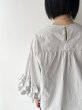 画像7: Gauze# FRILL SLEEVE BLOUSE (7)
