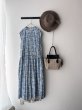 画像2: Véritécoeur LIBERTY PRINT ノースリーブワンピース (2)
